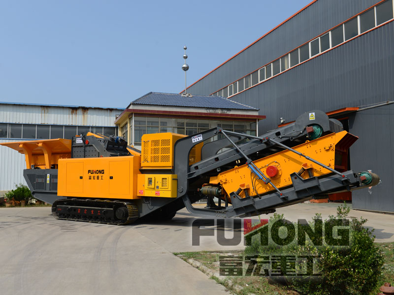 履帶式移動反擊破碎石機